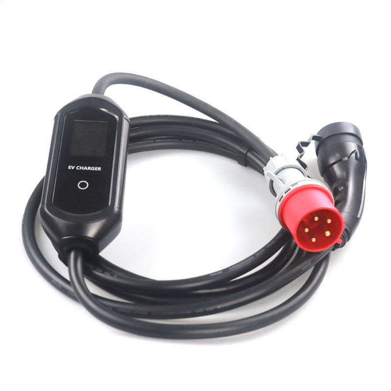 Type 2 11kw 3 Phase 380V 16A P - Type 2 Portable Ev Charger 11Kw Cee ulasan dan harga
